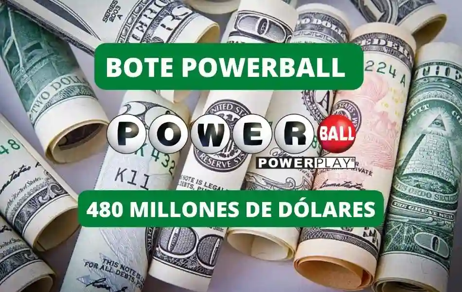 Bote PowerBall 480 millones