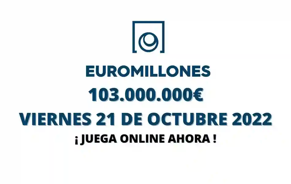 Euromillones online bote 103 millones