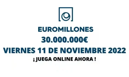 Euromillones online bote viernes 30 millones