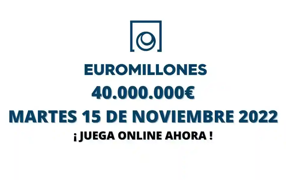 Euromillones online bote viernes 40 millones