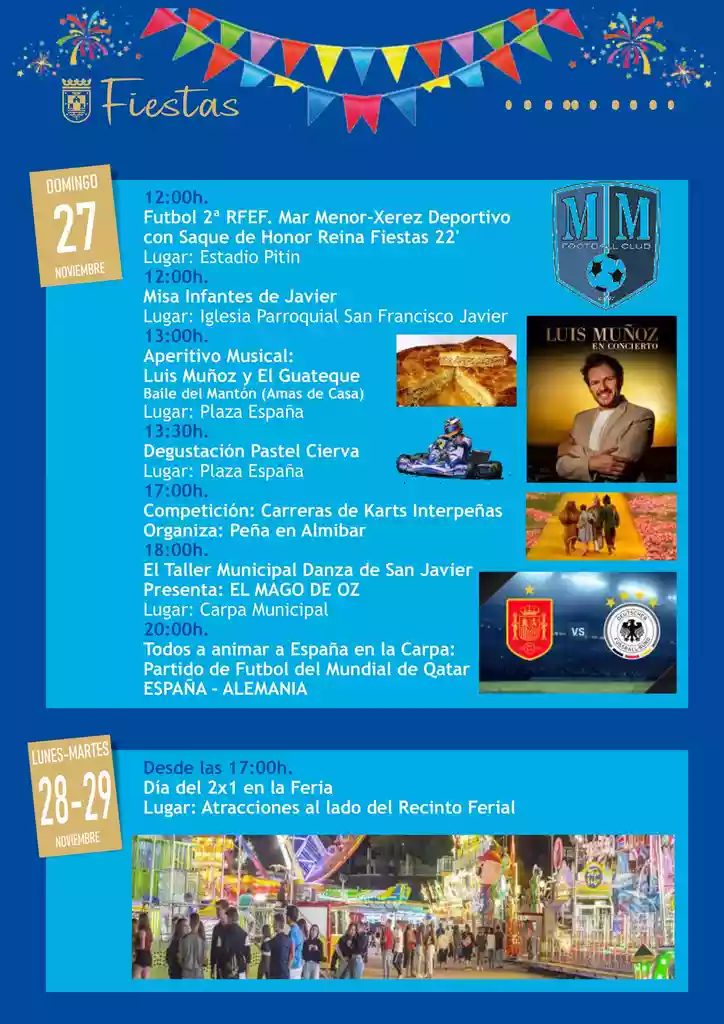 Programa Fiestas San Javier 2022 4