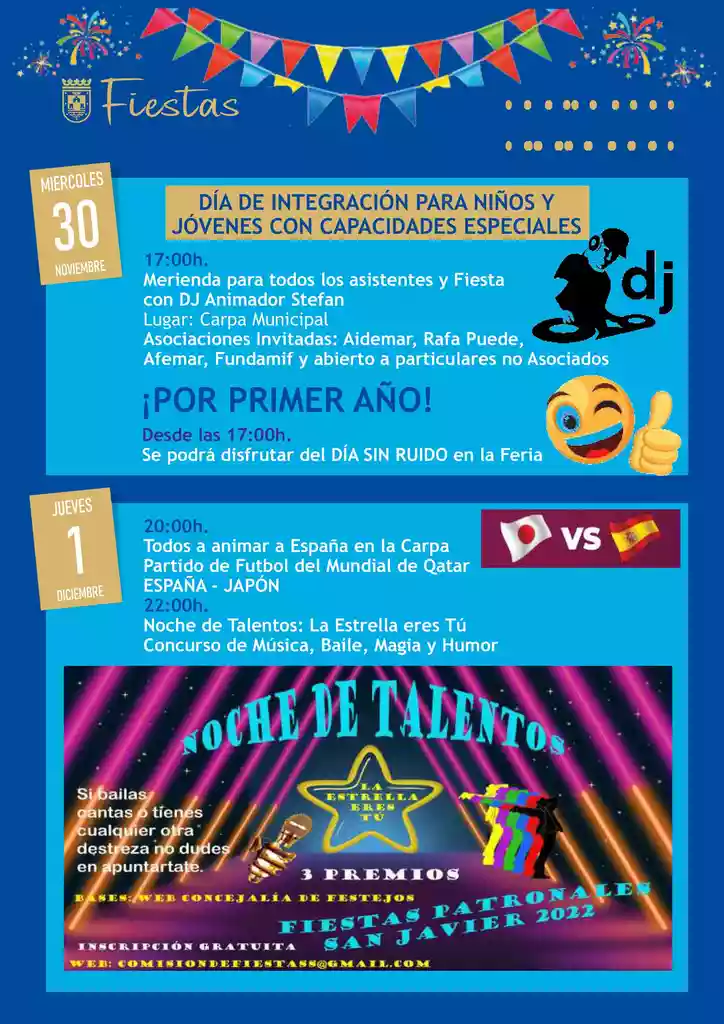 Programa Fiestas San Javier 2022 6