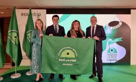 San Javier recibe la bandera verde de Ecovidrio 2022