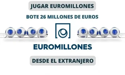 Jugar Euromillones desde el extranjero bote 26 millones