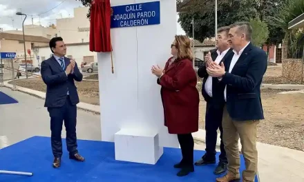 San Javier dedica una calle a Joaquín Pardo Calderón