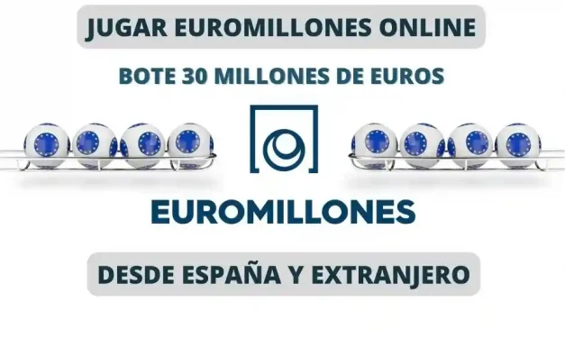 Jugar Euromillones desde el extranjero bote 30 millones