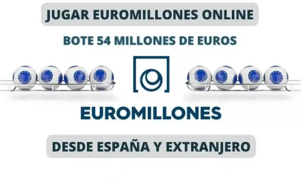 Jugar Euromillones desde el extranjero bote 54 millones