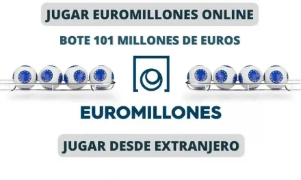 Jugar Euromillones desde el extranjero bote 101 millones