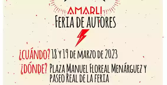 Feria de autores AMARLI 2023 Los Alcázares