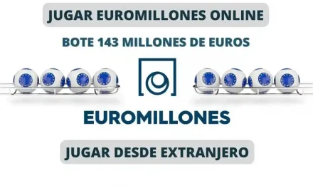 Jugar Euromillones desde el extranjero bote de 143 millones