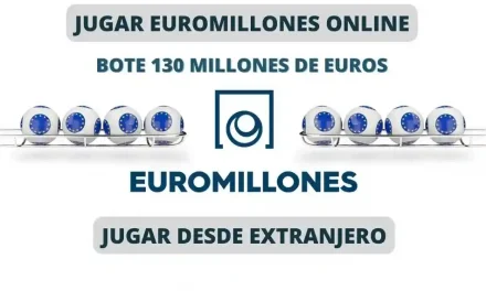 Jugar Euromillones desde el extranjero bote 130 millones