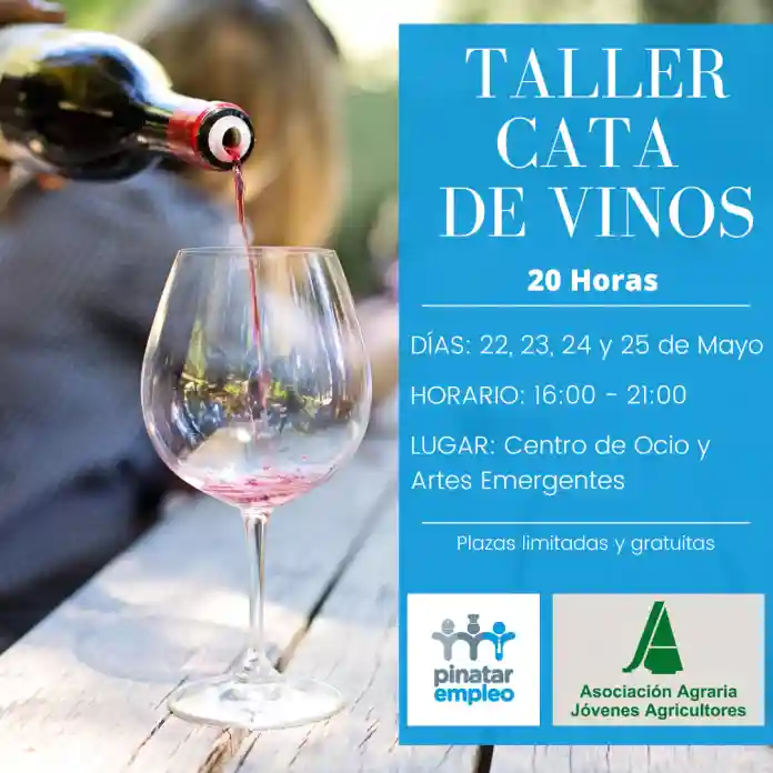 Curso gratis cata de vinos en San Pedro del Pinatar 2023