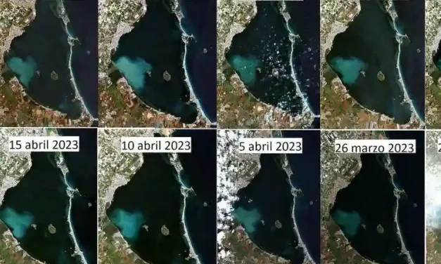 El IEO investiga la aparición de una masa de agua blanca anómala en el Mar Menor