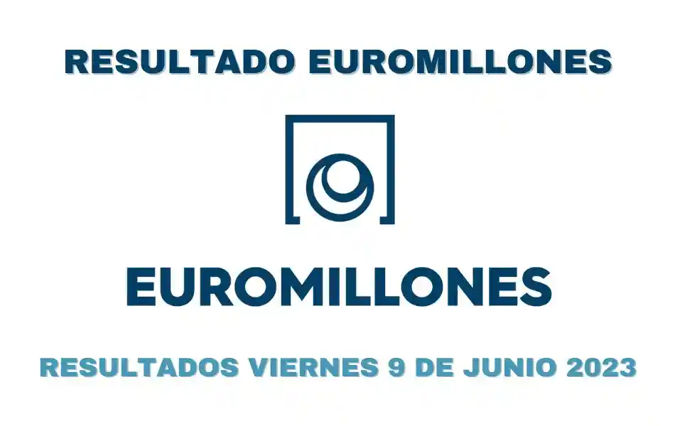 Resultados Euromillones viernes 9 de junio 2023