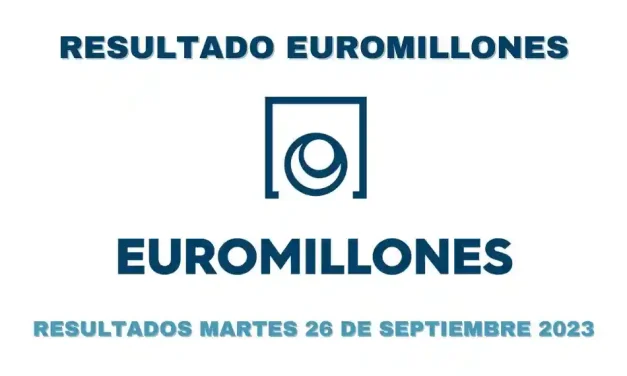 Comprobar Euromillones resultados martes 26 de septiembre