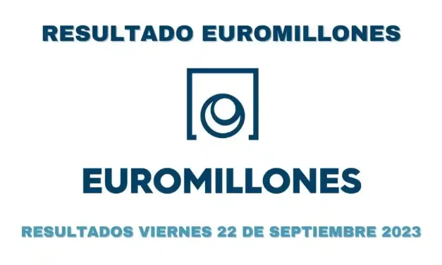 Comprobar Euromillones resultados viernes 22 de septiembre
