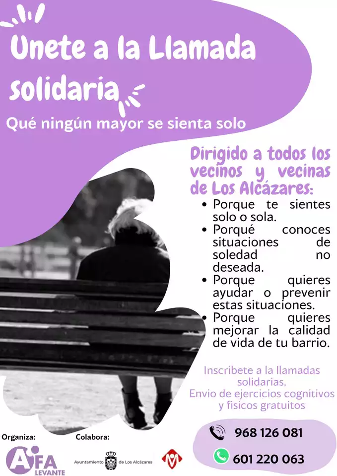 Las llamadas solidarias 2023 Los Alcazares Murcia