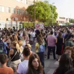 Manifestación NO a los barracones en Los Alcázares