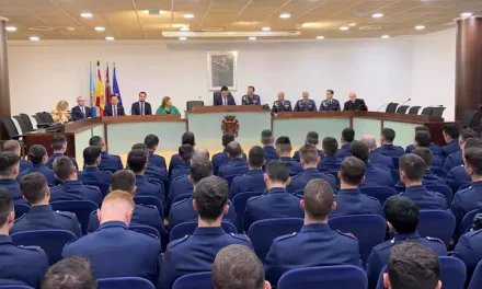 Recepción en el Ayuntamiento de San Javier a los alumnos de nuevo ingreso en la Academia General del Aire
