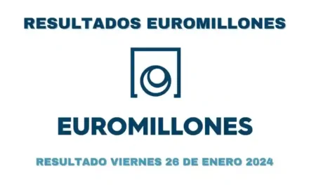 Euromillones resultados viernes 26 de enero 2024