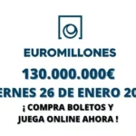 Jugar Euromillones desde el extranjero bote de 130 millones