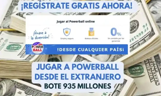 Comprar boletos Powerball online bote 935 millones