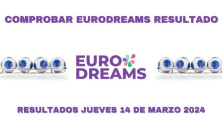 Resultados EuroDreams jueves 14 de marzo 2024