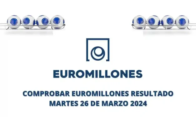 Comprobar Euromillones resultado hoy martes 26 de marzo 2024